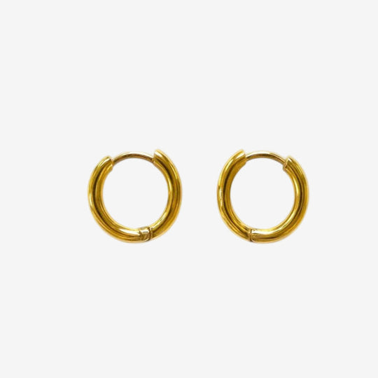 Mid Gold Hoop