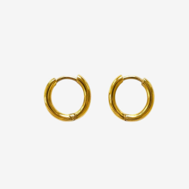 Mid Gold Hoop