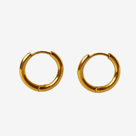 Mid Gold Hoop