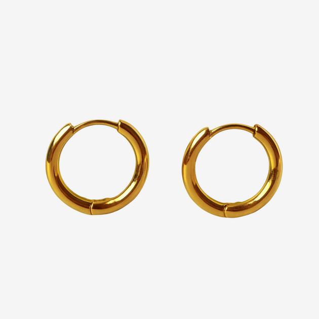 Mid Gold Hoop