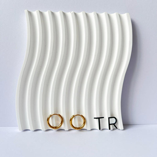 Mid Gold Hoop