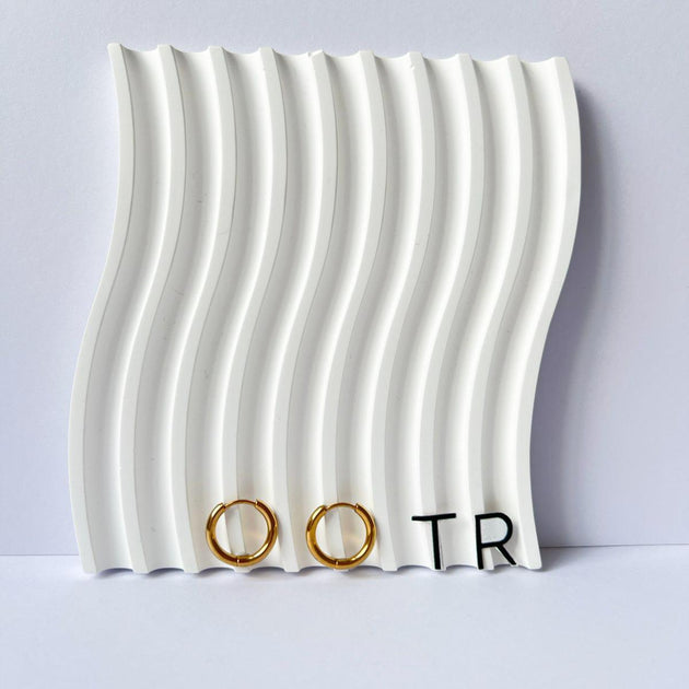 Mid Gold Hoop
